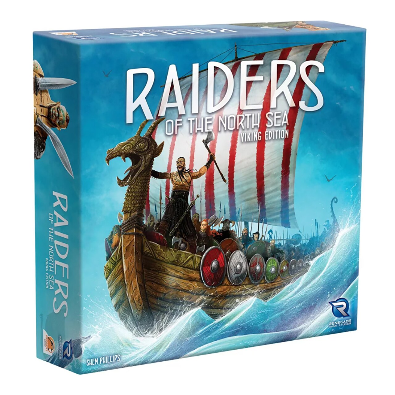 Raiders Of The North Sea: Viking Edition - Strategy & War Board Game, Rnegade Games, Garphill Games, Raid Unsuspecting Settlements During The Viking Age, Ages 12+, 2-4 Players, 60-80 Min Playing Time
